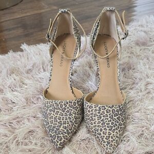 Lucky Brand Women's Animal Print Heels